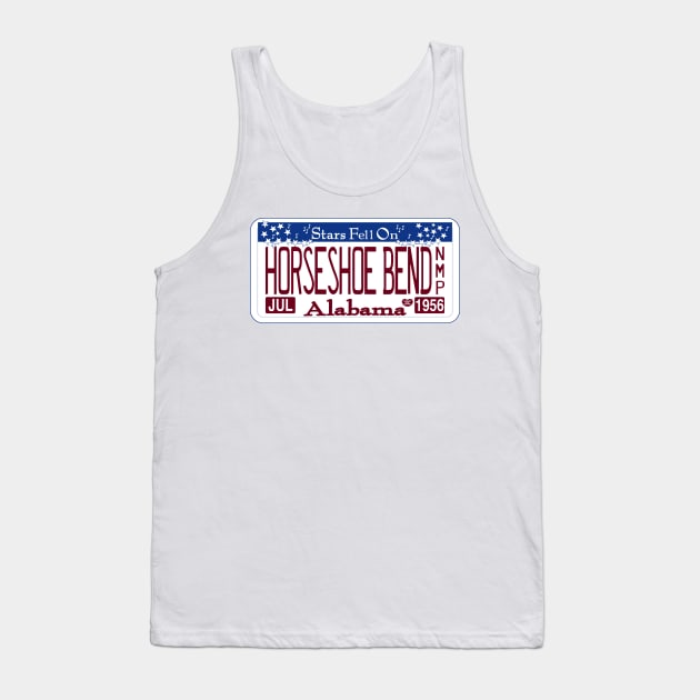 Horseshoe Bend National Military Park license plate Tank Top by nylebuss